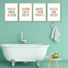 Load image into Gallery viewer, Kids Bathroom Printable Art Set - Instant download - Happy Joy Decor
