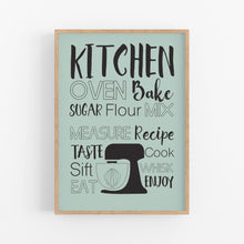 Load image into Gallery viewer, Custom Colour Kitchen Art Print - Happy Joy Decor
