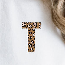 Load image into Gallery viewer, Leopard Monogram Personalised Sweatshirt - Happy Joy Decor
