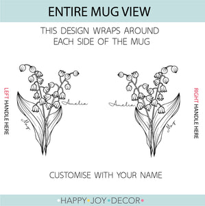 May Birth Flower Mug