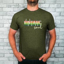 Load image into Gallery viewer, Vintage Soul Retro Mens T-shirt - Happy Joy Decor
