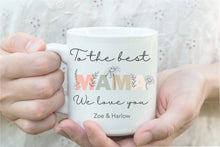 Load image into Gallery viewer, Floral Personalised Coffee Mug - Mothers Day Mug. - Happy Joy Decor
