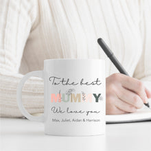 Load image into Gallery viewer, Floral Personalised Coffee Mug - Mothers Day Mug. - Happy Joy Decor
