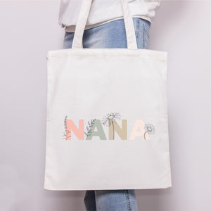Pastel Floral Nana Sublimation Png - Happy Joy Graphics