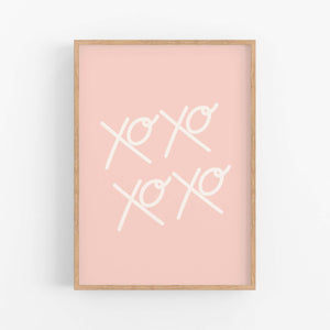 XO Print - Kids Valentine Print - Happy Joy Decor