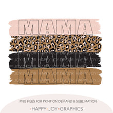 Load image into Gallery viewer, Paint Strokes Mama Png Sublimation - Happy Joy Decor
