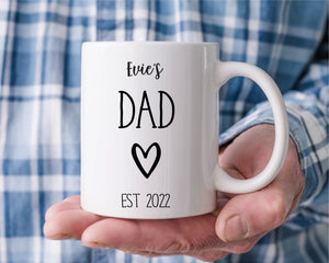 Dad Est. Personalised Mug - Gifts for Dad - Happy Joy Decor