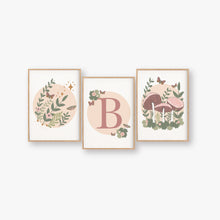 Load image into Gallery viewer, Butterfly Mushroom Personalised Letter Set Of 3
