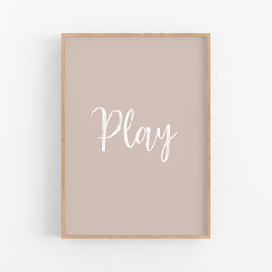 Blue Earth Playroom Printable Art Set - Boys Instant Download Prints - Happy Joy Decor