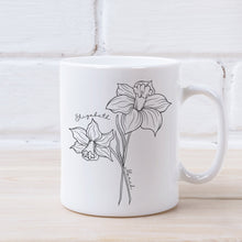 Load image into Gallery viewer, March Birth Flower Mug
