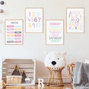 Essential Playroom Printable Art Set - Girls Printables - happy Joy Decor