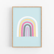 Load image into Gallery viewer, Rainbow Playroom Printable Art Set - Girls Bedroom Printables - Happy Joy Decor
