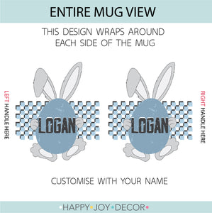 Personalised Easter Egg Bunny Mug