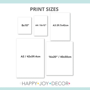 Kids and Babies Personalised Prints - Happy Joy Decor
