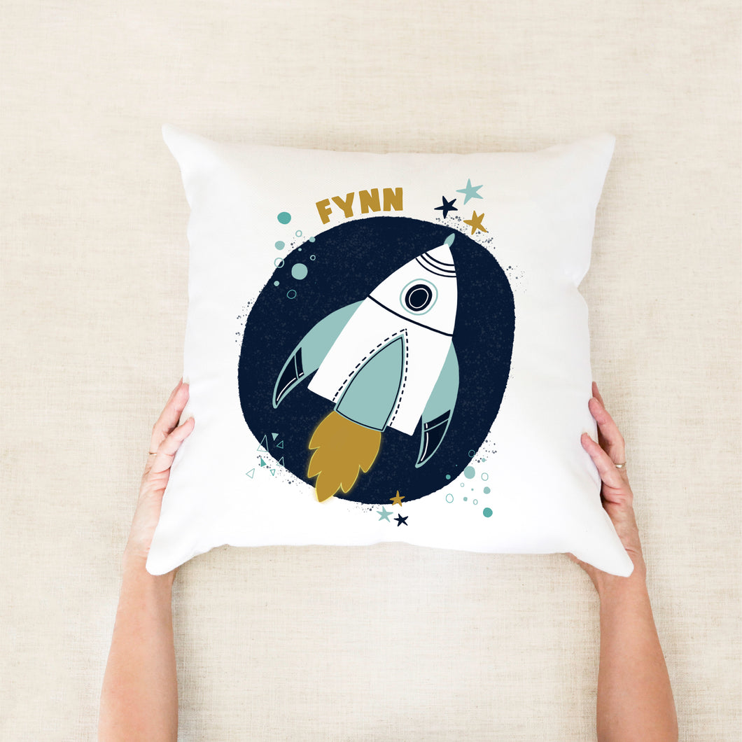 Rocket Personalised Cushion