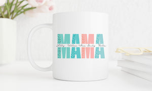 Summer Leopard Mama Customizable png Template - Happy Joy Graphics