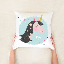 Load image into Gallery viewer, Unicorn Personalised Cushion
