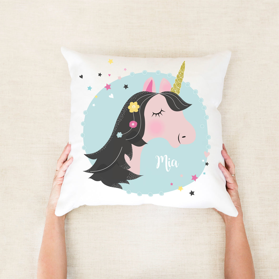 Unicorn Personalised Cushion