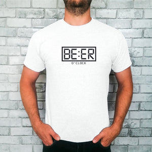 Mens Beer O'Clock T-shirt - Happy Joy Decor