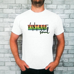 Vintage Soul Retro Mens T-shirt _ Happy Joy Decor