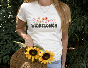 Wildflower png Sublimation - Happy Joy Graphics