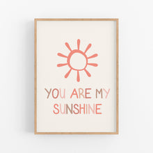 Load image into Gallery viewer, You Are My Sunshine Kids Print - Happy Joy Decor
