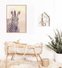 Load image into Gallery viewer, Neutral Zebra Photo Print - Happy Joy Decor
