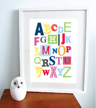Load image into Gallery viewer, Kids Alphabet Print - Happy Joy Decor
