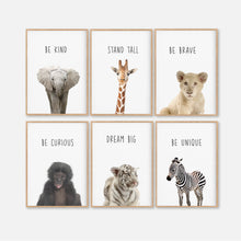 Load image into Gallery viewer, Safari Animals Instant Download Set of 6
