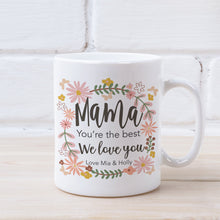 Load image into Gallery viewer, Boho Mama Floral Personalised Mug
