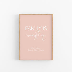 Family Is Everything Print