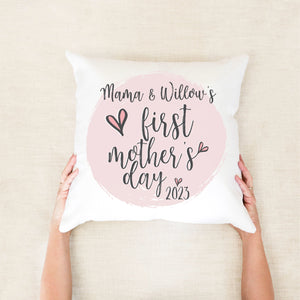 First Mothers Day Personalised Cushion