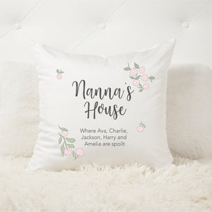 Nanna's House Personalised Cushion - Mothers Day Gifts - Happy Joy Decor