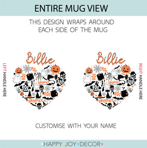 Halloween Personalised Mug - Happy Joy Decor