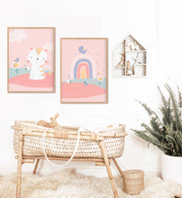 Load image into Gallery viewer, Rainbow Kitten Instant Download - Girls Bedroom Nursery Printables - Happy Joy Decor

