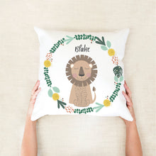 Load image into Gallery viewer, Lion Personalised Cushion
