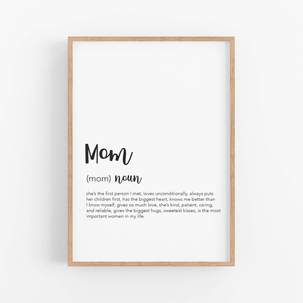 Mom Definition Print