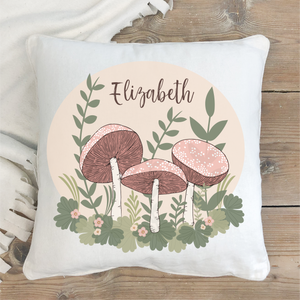 Mushroom Personalised Cushion