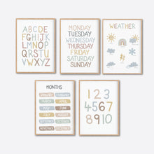 Load image into Gallery viewer, Neutral Playroom Essentials Prints for Kids - Happy Joy Decor
