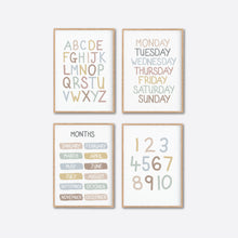 Load image into Gallery viewer, Neutral Playroom Instant Download Set of 4 - Happy Joy Decor 
