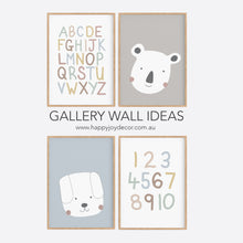 Load image into Gallery viewer, Number Print - Kids Wall Art - Playroom Decor - Happy Joy Decor
