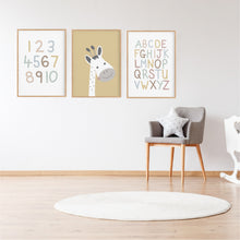 Load image into Gallery viewer, Number Print - Kids Wall Art - Playroom Decor - Happy Joy Decor
