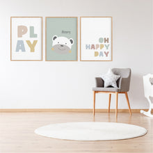 Load image into Gallery viewer, Oh Happy Day Print - Kids Wall Art - Happy Joy Decor
