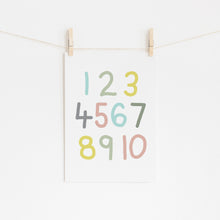 Load image into Gallery viewer, Kids Numbers Print - Happy Joy Decor
