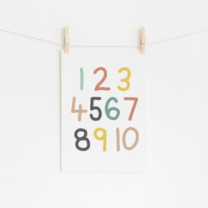 Numbers Print - Happy Joy Decor