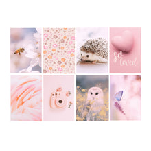 Load image into Gallery viewer, Pink Woodlands Photo Collage Instant Download - Girls Bedroom Printables - Happy Joy Decor
