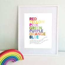 Load image into Gallery viewer, I Can Sing A Rainbow Wall Art - Neutral Kids Printables - Happy Joy Decor
