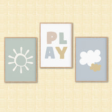Load image into Gallery viewer, Sun Play Cloud Printable Set - Kids Printables - Happy Joy Decor
