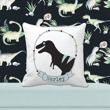 Load image into Gallery viewer, Tyrannosaurus Rex Personalised Cushion
