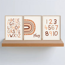 Load image into Gallery viewer, Terracotta Playroom Instant Download Set of 3 - Happy Joy Decor
